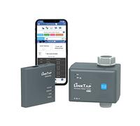 LinkTap G1S Temporizador de Riego Automatico y Gateway - Programador Inteligente controlado por La Nube con App, Acceso Remoto, Mayor Alcance Que WiFi, Batería de 2 Años de Duración, IP66 Resistente