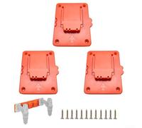 Linnkyfloa Estante de almacenamiento de pared Black-Decker 20 V Max Li- Soporte organizador de ahorro de espacio, soporte amarillo, ajuste seguro, instalación rápida (3 piezas)