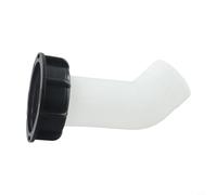 Linnkyfloa Manguera de drenaje extendida de 2 pulgadas 1000L tanque IBC, accesorio de válvula de tapa negra con tuerca de rosca, accesorio de conector de grifo de jardín (estándar) (estándar)