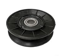 Linnkyfloa Piezas de repuesto para cortacésped de polea loca 91178 091178 420613 4206130 420613MA, tensor de correa negra alta, funcionamiento suave, instalación de herramienta de jardín (1 unidad)