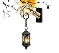 Linterna de biblioteca para biblioteca, esqueleto, mano, estantería | Luz LED para decoración de estante para adultos, estudiantes, escritores, profesores, estudio, sala de estar, oficina