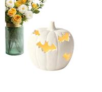 Linterna de calabaza de Halloween reutilizable, lámpara de mesa | Farol de calabaza de Halloween para decoración de otoño, hogar, bar, casa de campo