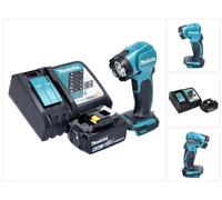 Linterna de mano a batería LED Makita DEADML 815 RG1, 14,4 - 18 V, 160 lm + 1 batería de 6,0 Ah + cargador