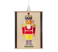 Linterna decorativa con forma de nuez, dimensiones 210x270x80 mm, nueva