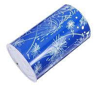 Linterna Decorativa Navideña con Efecto Centelleante 3d, Vidrio Azul | Centro de Mesa o Repisa, Brillo Festivo para Bodas, Aniversarios y Celebraciones
