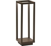 Zafferano, Lámpara Home Pro, Lámpara de Mesa Recargable e Inalámbrica con Control Táctil, Adecuada para Interior y Exterior, Atenuador, 3000 K, Altura 29,4 cm, Color Corten