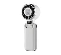 Linvimia Ventilador de mesa con sacapuntas de rotación rápida y ajustes de colocación flexibles, oficina, escritorio, refrigerador