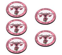 LIOOBO Pin de Útero Esmaltado para Accesorios de Vestir, Alfiler de Ropa Femenino, Pack de 5 Piezas, Accesorio Profesional para Enfermería y Campaña de Concientización de Salud Femenina