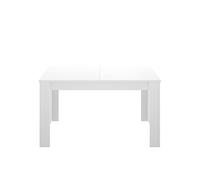 Mesa de comedor extensible tanit blanco 140x77x90 cm (largoxaltoxancho)