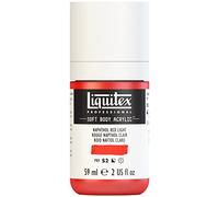 Liquitex 1959294 Professional Soft Body - Pintura acrílica (consistencia cremosa, alta pigmentación, resistente a la luz y al envejecimiento, botella de 59 ml), color rojo nacarado claro