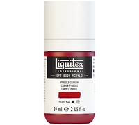 Liquitex 1959326 - Pintura acrílica profesional (cuerpo suave, consistencia cremosa, alta pigmentación, resistente a la luz y al envejecimiento, bote de 59 ml), carmesina pirol.