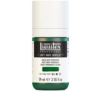 Liquitex 1959350 Professional Soft Body - Pintura acrílica (consistencia cremosa, alta pigmentación, resistente a la luz y al envejecimiento, bote de 59 ml), color verde oscuro permanente