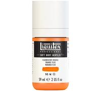 Liquitex 1959982 Soft Body - Pintura acrílica (59 ml), color naranja fluorescente