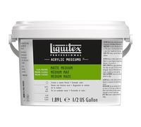 Liquitex 5339 Professional medio mate para pinturas acrílicas, da a los colores una superficie mate y reduce el brillo, líquido - botella de 1,89 litros