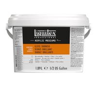 Liquitex 5345 Professional Barniz brillante para pinturas acrílicas, calidad de archivo, no amarillea, transparente al secarse - botella de 1,89 litros