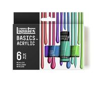 Liquitex Acrílico Basics – Set 6 x 22 ml – Metálicos