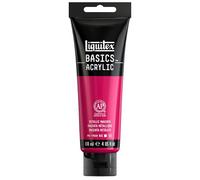 Liquitex Acrílico Basics - Tubo de Pintura Acrílica, Magenta Metálico, 118 ml
