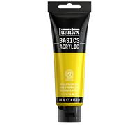 Liquitex Acrílico Basics - Tubo de Pintura Acrílica, Oro Amarillo Metálico, 118 ml