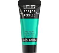 Liquitex Acrílico Basics - Tubo de Pintura Acrílica, Verde Agua Metálico, 22 ml