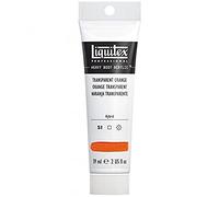 Liquitex Acrílico Heavy Body - pintura acrílica para bellas artes de cuerpo espeso calidad profesional, color naranja transparente 59 ml