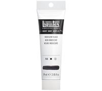 Liquitex Acrílico Heavy Body - pintura acrílica para bellas artes de cuerpo espeso calidad profesional, color negro iridiscente 59 ml