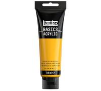 Liquitex Basic Acrylic - Tubo de Pintura Acrílica, 118 ML, Amarillo (Tono Amarillo De Cadmio Oscuro Nuevo)
