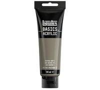 Liquitex Basic Acrylic - Tubo de Pintura Acrílica, 118 ML, Gris (Gris Neutro Nuevo)