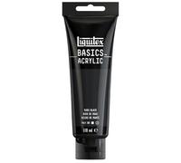 Liquitex Basic Acrylic - Tubo de Pintura Acrílica, 118 ML, Negro (Negro De Marte Nuevo)