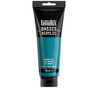 Liquitex Basic Acrylic - Tubo de Pintura Acrílica, 250 ML, Azul (Azul Turquesa Nuevo)