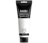 Liquitex Basic Acrylic - Tubo de Pintura Acrílica, 250 ML, Blanco (Blanco Titanio Nuevo)