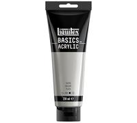 Liquitex Basic Acrylic - Tubo de Pintura Acrílica, 250 ML, Plateado