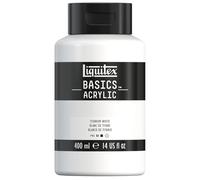 Liquitex Basic Acrylic - Tubo de Pintura Acrílica, 400 ML, Blanco (Blanco De Titanio Nuevo)