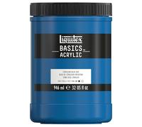 Liquitex Basic Acrylic - Tubo de Pintura Acrílica, 946 ML, Azul (Tono Azul Cerúleo Nuevo)
