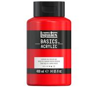 Liquitex Basics - Pintura acrílica, tono rojo de cadmio medio, 400ml