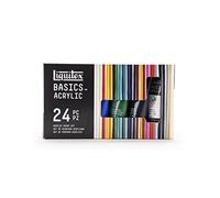 Liquitex BASICS, Set de Pintura Acrílica Studio, 24 Tubos de 22 mL