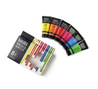 Liquitex BASICS, Set de Pintura Acrílica Studio, 6 Tubos de 22 mL, colores fluorescentes