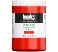 LIQUITEX Color acrílico Heavy Body, rojo sin cadmium medio, 946 ML