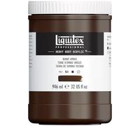 LIQUITEX Color acrílico Heavy Body, tierra de sombra tostada, 946 ML