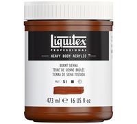 LIQUITEX Color acrílico Heavy Body, tierra siena tost transparente, 473 ML