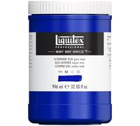 LIQUITEX Color acrílico Heavy Body, ultramar (sombra verde), 946 ML