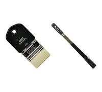 Liquitex Freestyle - Brocha para Marcas Amplias Y Bordes, 5.08 Cm + Brocha Freestyle para proyectar Redonda