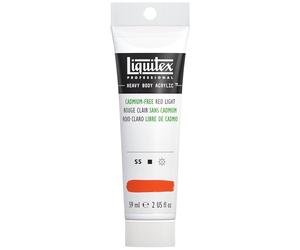 Liquitex Heavy Body Acrylic Tubo De Pintura Acrílica, Rojo Sin Cadmium Claro, 59 ML, 59