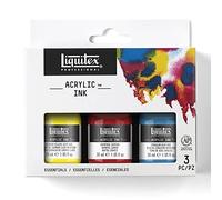 Liquitex Tinta acrílica profesional Ink - Set 3 tintas extrafinas 30 ml Colores esenciales