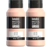 Liquitex LQX ACRILICO BASICS FLUIDO 118ML ROSA CLARO (Paquete de 2)