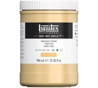 Liquitex pintura acrílica profesional Heavy Body - cuerpo espeso, 946 ml, color titanio crudo