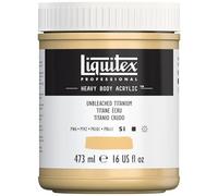 Liquitex pintura acrílica profesional Heavy Body - cuerpo espeso, tarro de 473 ml, color titanio crudo