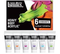 Liquitex Profesional Heavy Body - Pintura acrílica profesional de cuerpo espeso, set de 6 tubos de 22 ml, colores vibrantes