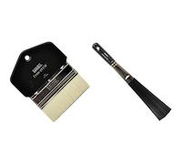 Liquitex Professional - Brocha Freestyle Paleta 4%22 12 x 123 x 145 & Professional Freestyle - Pincel para Trabajos Grandes, Efecto de Salpicadura, virola Plana