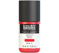 Liquitex Professional Gouache acrílico extrafino viscocidad Baja, Tubo 59 ml, Rojo fluorescente