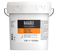 Liquitex Professional Médiums Acrílicos - Barniz Satinado, Cubo de 3,78L